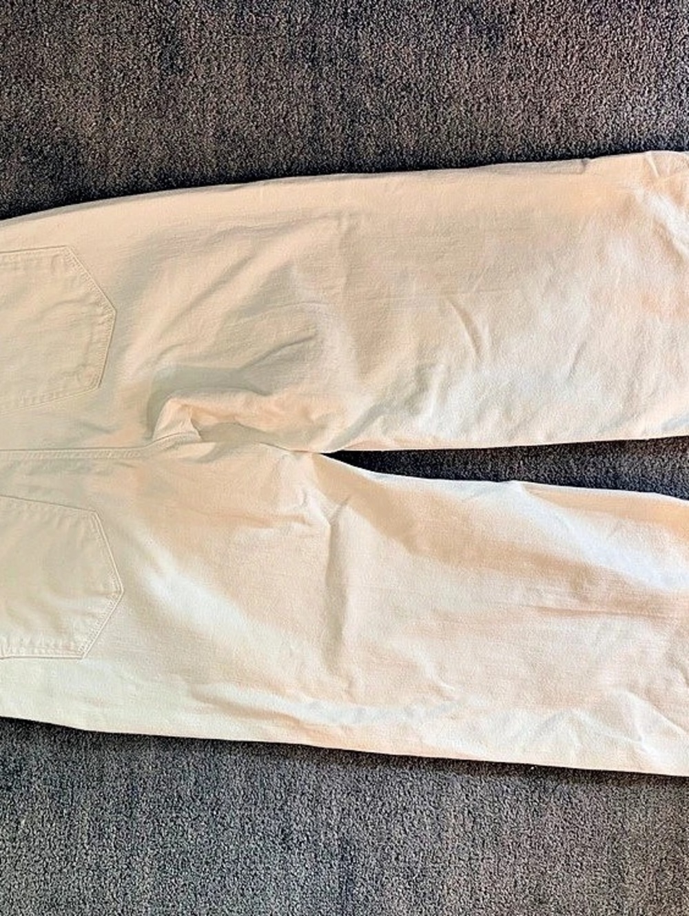 Paige Aneesa High Rise Wide Leg Jeans White 27